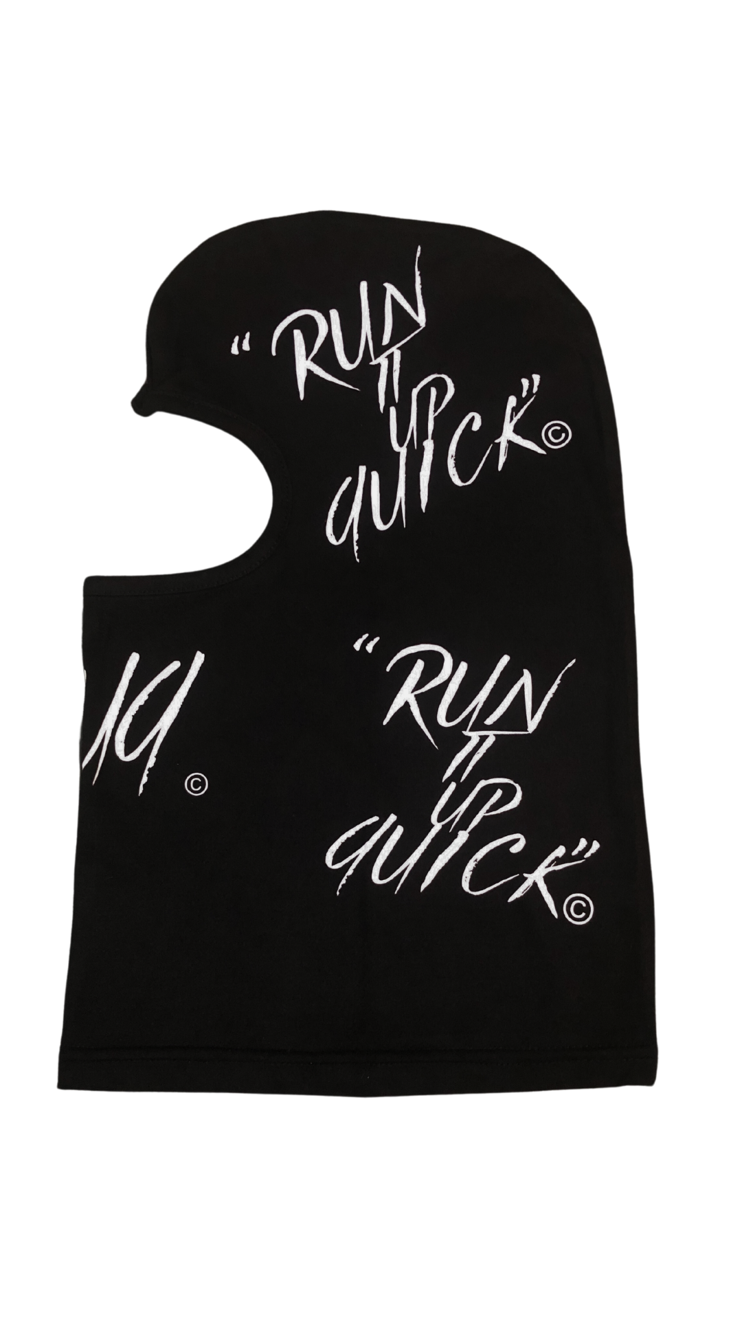"RUN IT UP QUICK" BALACLAVA
